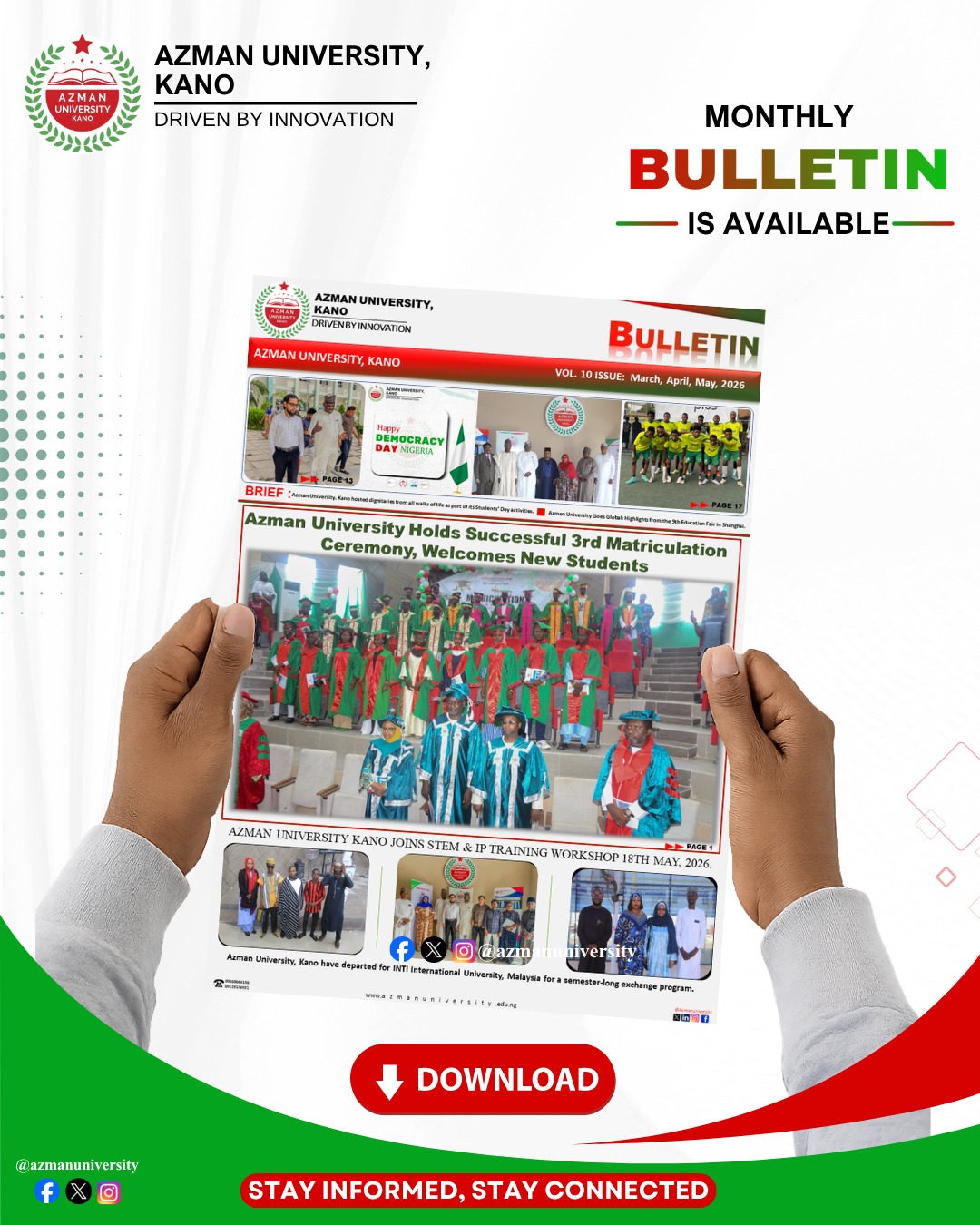 VOL  10 ISSUE March/April/May 2026